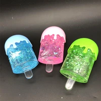 60ml colorful soft ice cream crystal mud fluffy slime scented stress relief mud toys educational plasticine modelling girls toy