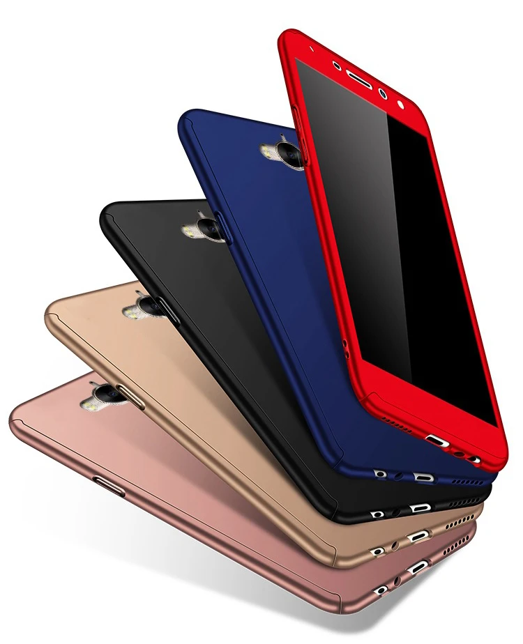 Чехол с полной защитой для Huawei Y6 2017 чехол закаленным стеклом Y5 г. 6 с. |Бамперы| |