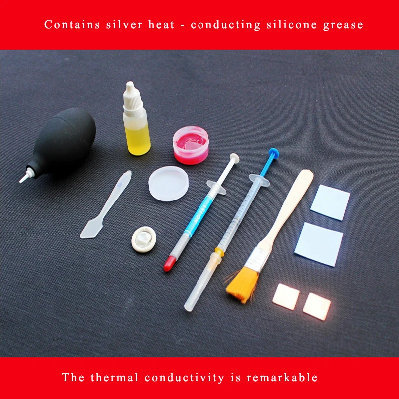 Компьютер cpu Серебряная термосмазка смазка вентилятора термическая силиконовая