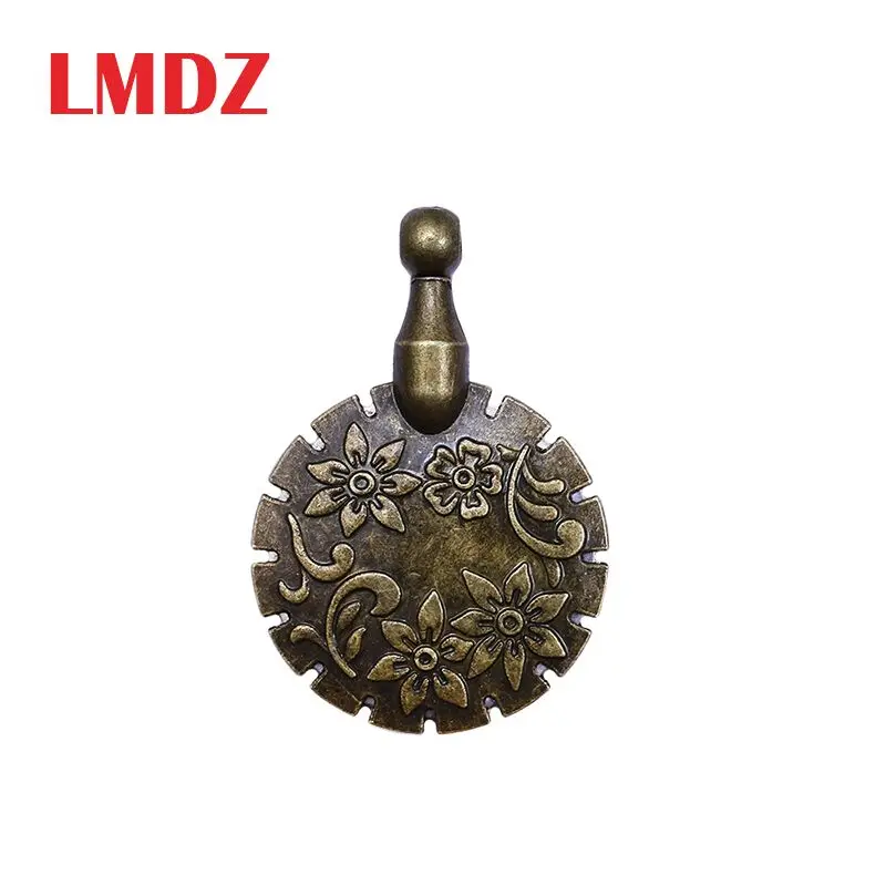 LMDZ 1 шт. швейная нить резак для пряжи подвеска круглой формы из античной бронзы DIY