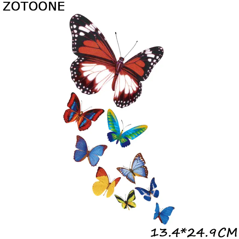 4 ZOTOONE DIY нашивка в виде птицы, наклейки для одежды цветок железо на патчи аппликация вышивка теплопередача термоколлагенты футболка - Цвет: 4
