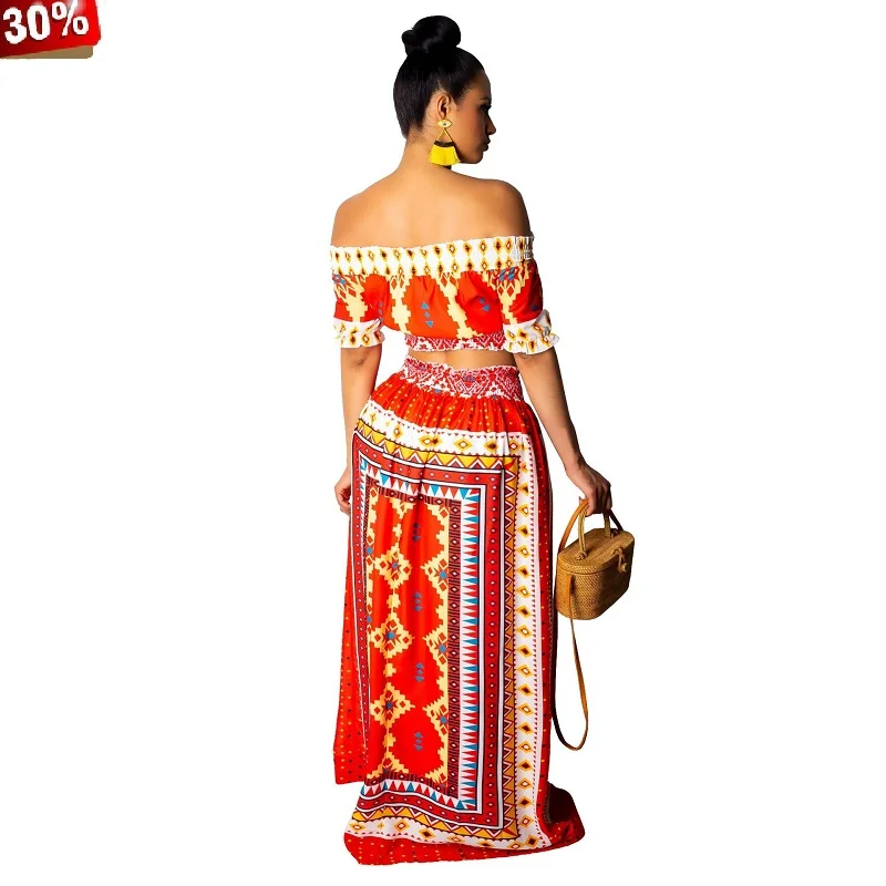 Комплект из 2 предметов с юбкой летнее винтажное платье больших размеров женский