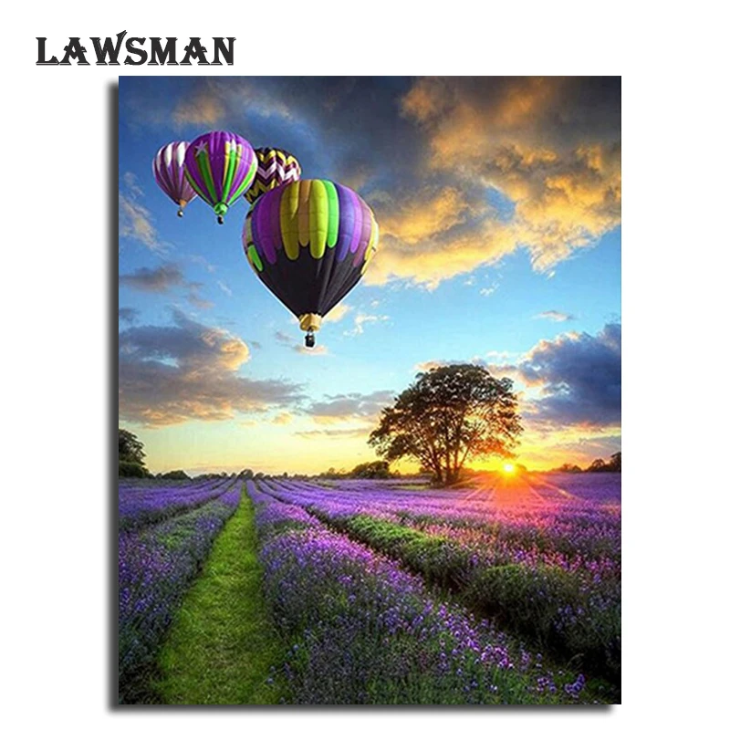 LAWSMAN framelsee diy oil Painting by number handpainted canvas painting home wall art picture for living room 40*50 LS2021 Дом и сад