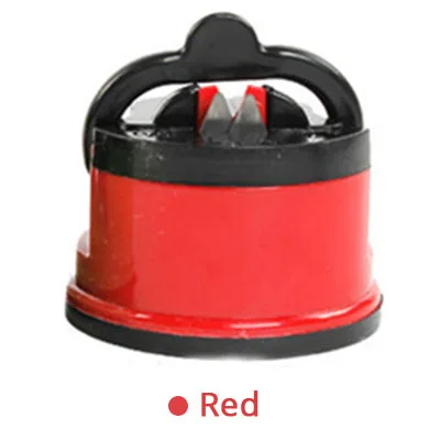 Mini Red Точилка для ножей инструмент для заточки легко и безопасно точит кухонные ножи шеф-повара Дамасская всасывающая точилка для ножей - Цвет: Mini Red