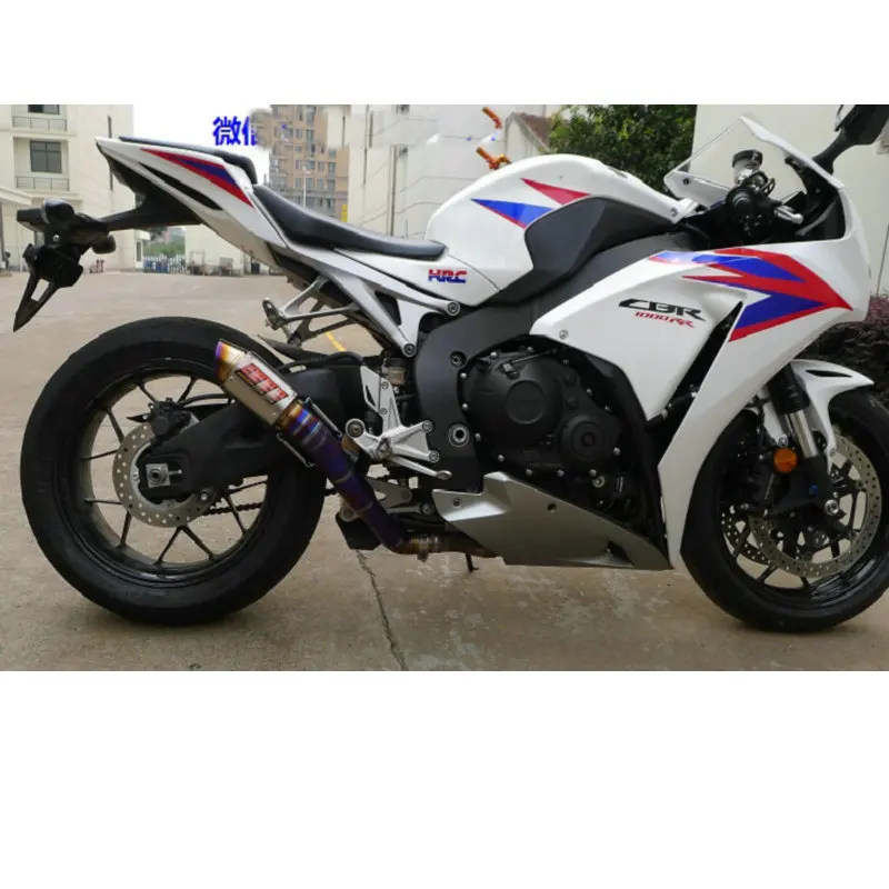Mokali изменение мотоцикл выхлопной трубы для Honda CBR1000RR мотоцикл выхлопной трубы глушитель выхлопных газов для CBR1000RR 08-15 GP выхлопных газов