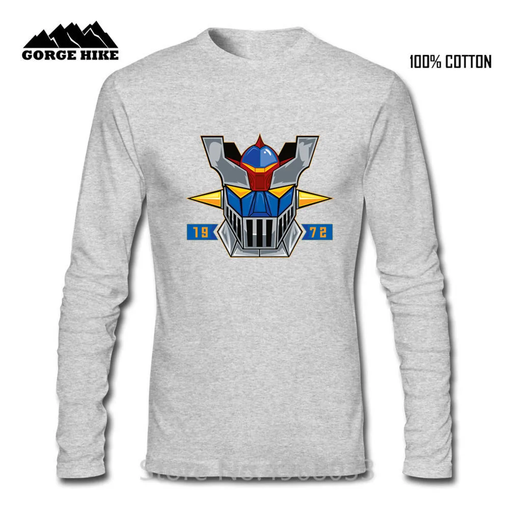 Забавные японские манга оригинальные Супер роботы Mazinger Z футболка Hombre Jump аниме ТВ