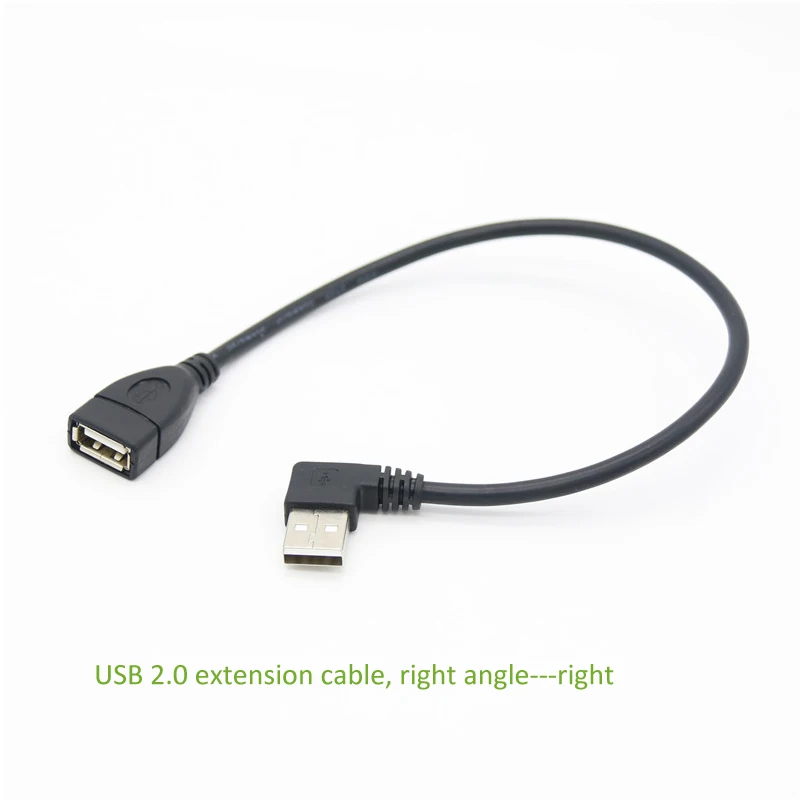 Мини лучший USB 2 0 3 Удлинительный кабель под прямым углом 90 градусов