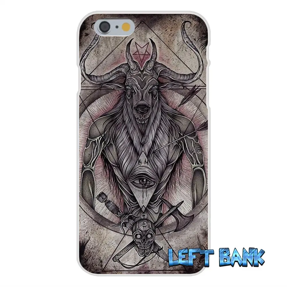 Мягкий силиконовый прозрачный чехол из ТПУ для iPhone 4 4S 5 5S 5C SE 6 6S 7 Plus Killstar Satan Say