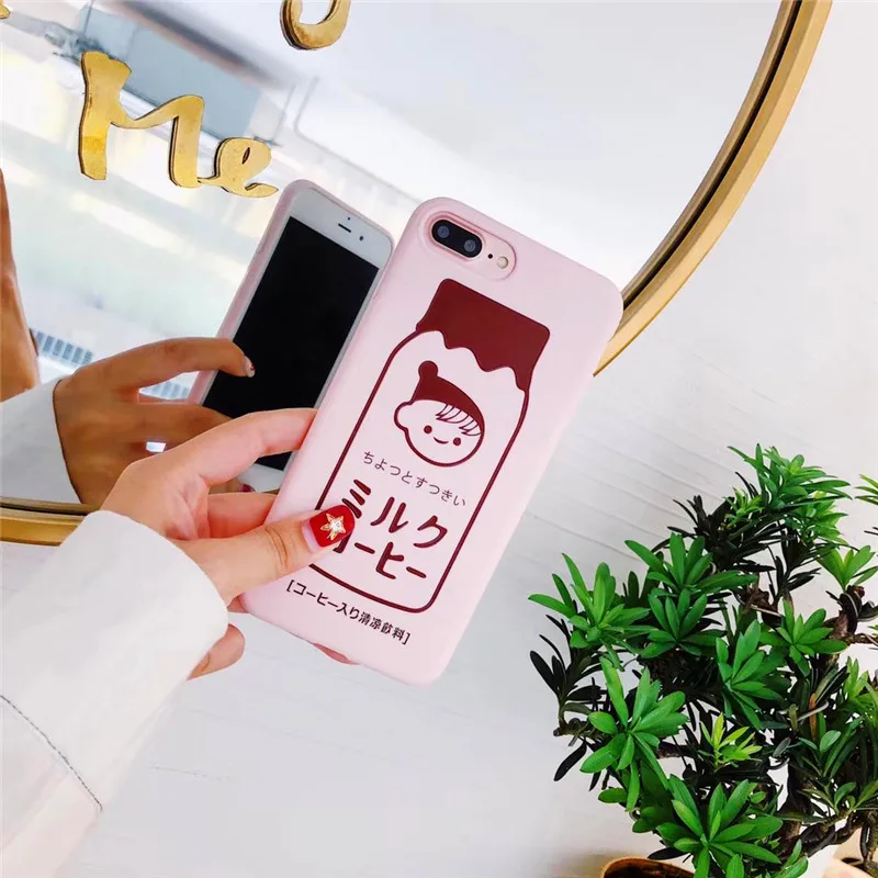 Силиконовый чехол для iPhone X 6 7 8 6s plus XR XS MAX 11 Pro Kawaii молочный TPU телефона s |
