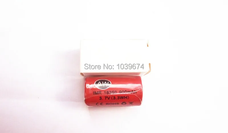 18350 900mah 3,7 V IMR литий-ионные аккумуляторные батареи Бесплатное зарядное устройство