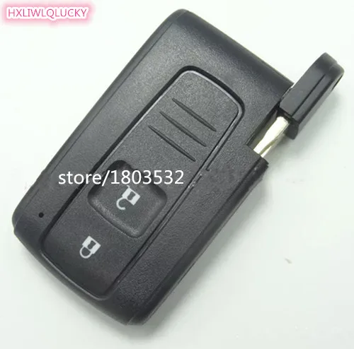 HXLIWLQLUCK Замена Fob 2 кнопки дистанционный ключ заготовка для Toyota Daihatsu smart key
