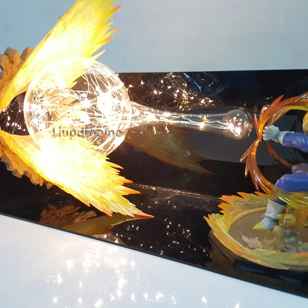 Dragon Ball Вегета лампа окончательная вспышка светодиодный светильник Dragon Ball Супер Сон Гоку Вегета Настольная лампа Ночной светильник Lampara