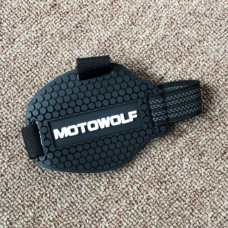 Износостойкая резиновая носочная накладка MOTOWOLF мотоциклетная Накладка для