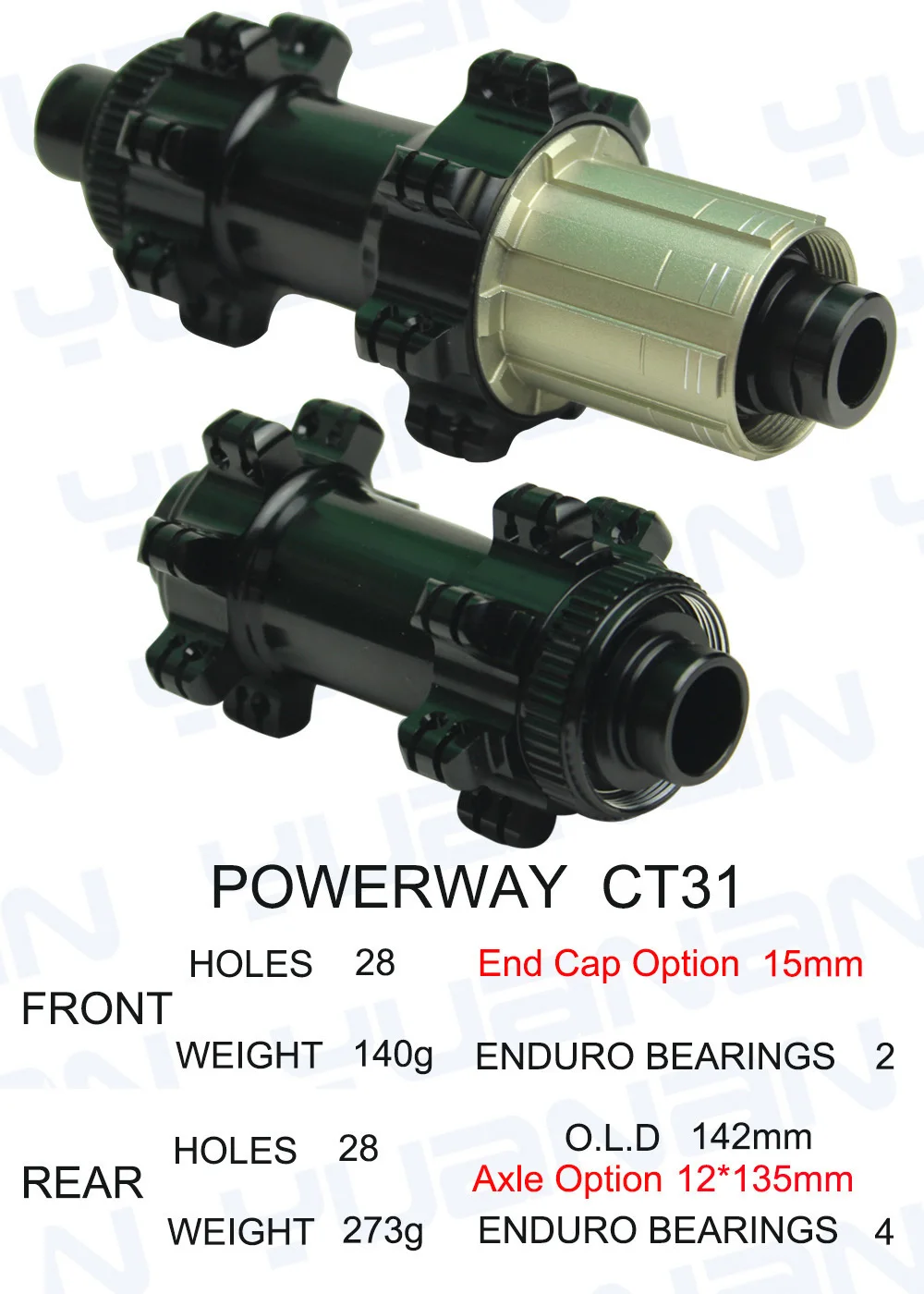 Тайвань Powerway CT31 Центр замок алюминиевый прямой тяга для горного велосипеда MTB велокроссовый велосипед SHIMAN0 или Sram XD Freebody