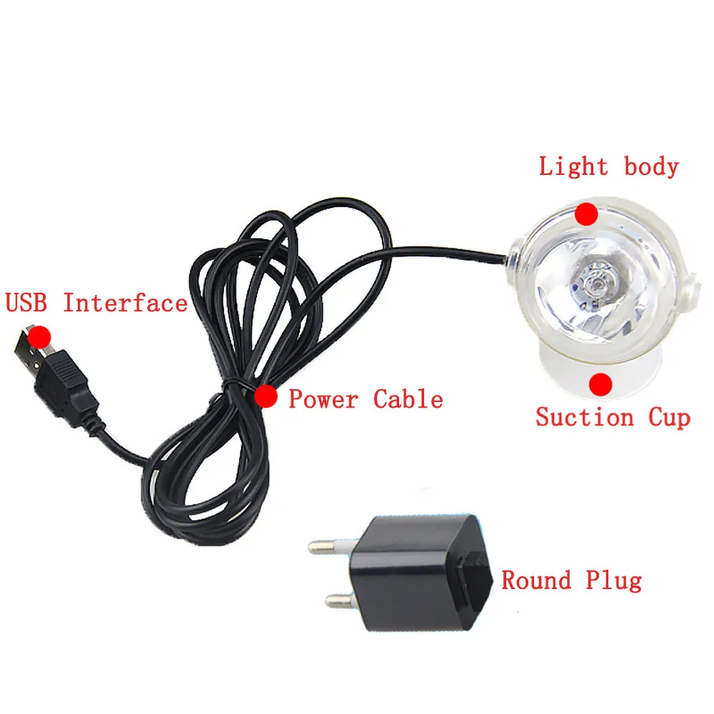 6 цветов Водонепроницаемый светодиодный светильник многоцветный аквариум лампа