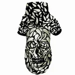 3D печатных домашних животных одежда зимние теплые мягкие уникальный Дизайн собака балахон S-6XL с поводка отверстия для малых большой собаки кошки костюм пальто