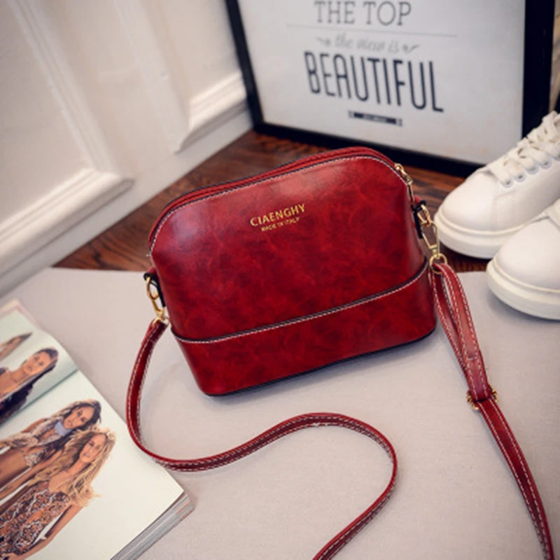 Hanup Лидер продаж Винтаж Для женщин сумка нубук Сумки на плечо Малый через модные