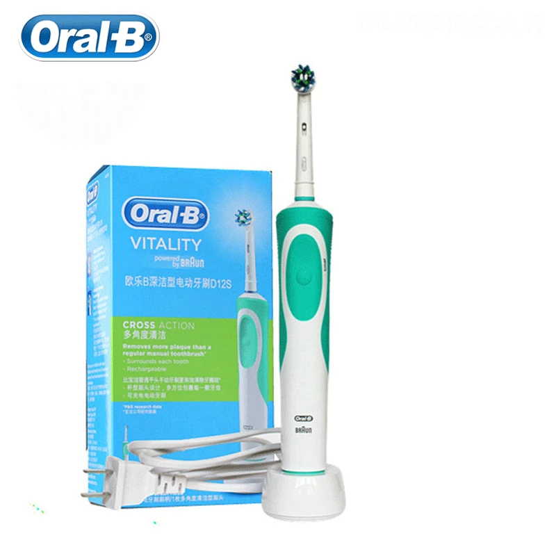 Oral B электрическая Зубная щётка D12 серии Подарочная коробка вращающийся