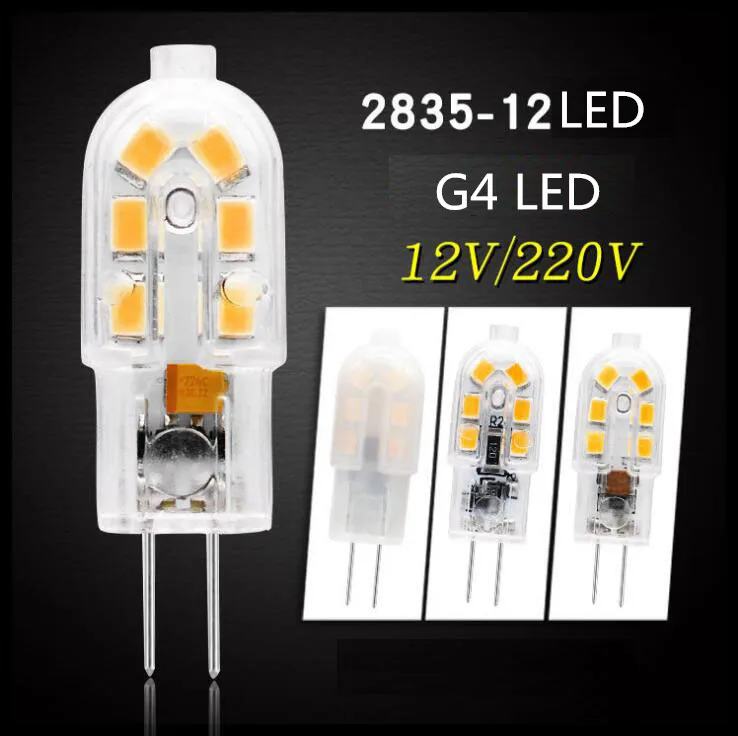 G4 Светодиодная лампа 3 Вт Мини светодиодный ная AC 220 В DC 12 SMD2835 прожектор | Лампы и