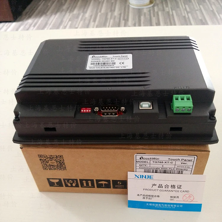 XINJE HMI 7 &quotЦветная TFT MTG765-UT 7-дюймовая сенсорная панель (совместима с большинством