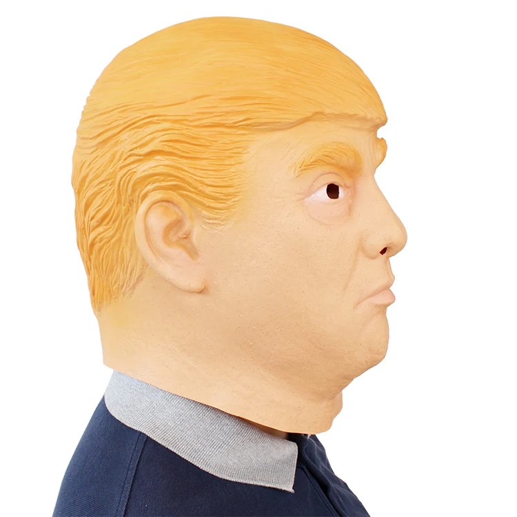 Американский Президент Трамп латексная маска полная уход за кожей лица Хэллоуин