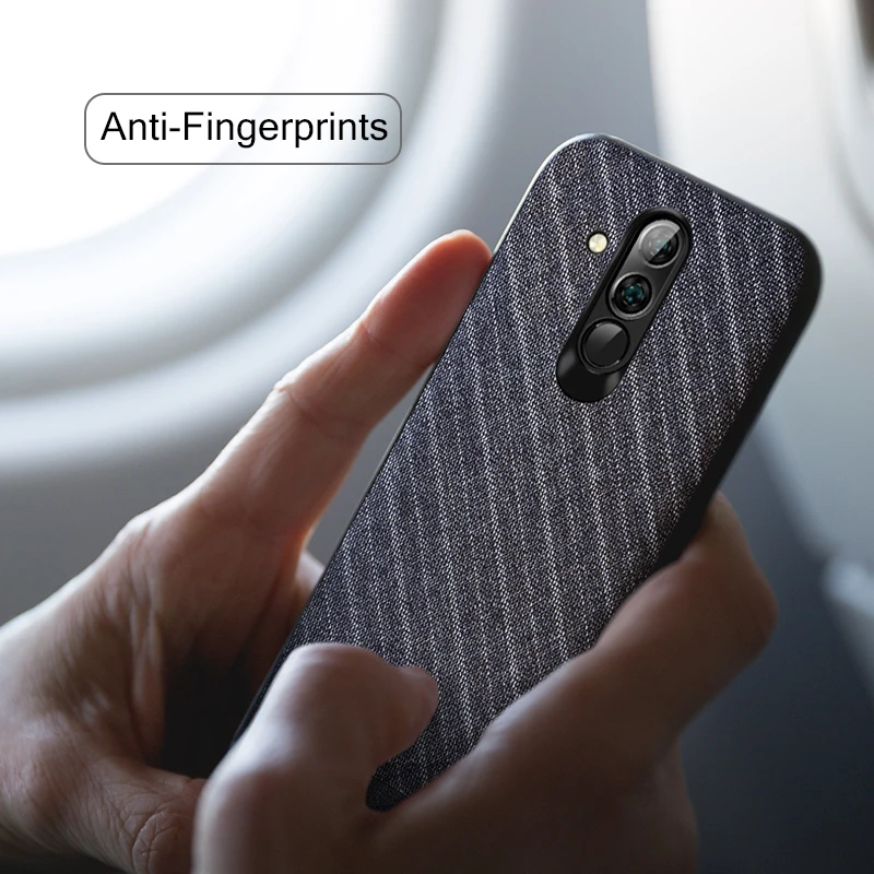 Для Huawei Mate 20 Lite чехол Mofi для костюма ткань Темный бизнес Pro Maimang 7 | Мобильные