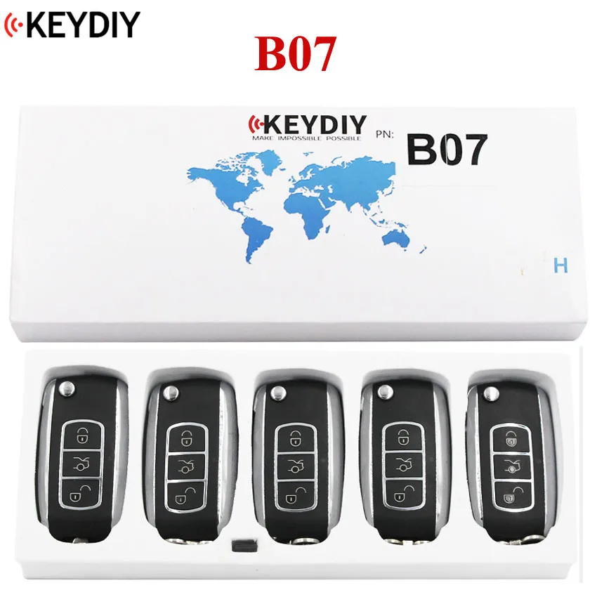 5 шт., KEYDIY 3 кнопки универсальный пульт дистанционного управления Управление Key b-серия для KD-X2 KD мини KD900 KD900+, URG200, пульт дистанционного управления для B07 BC Стиль