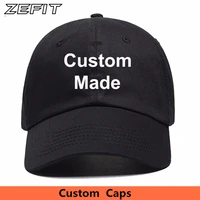 wholesale baseball cap cotton low moq men women full printed 3d embroidery logo free fast shipping trucker hat custom dad hat