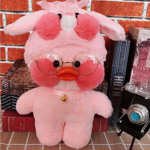 30 см Lalafanfan Kawaii кафе Мими желтая утка плюшевая игрушка милая мягкая кукла мягкие животные куклы детские игрушки подарок на день рождения для детей