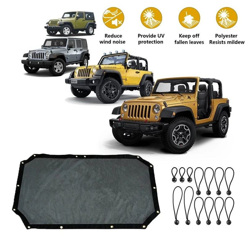 Солнцезащитный козырек для Jeep Wrangler с карманами хранения 2/4 дверей|Автомобильные