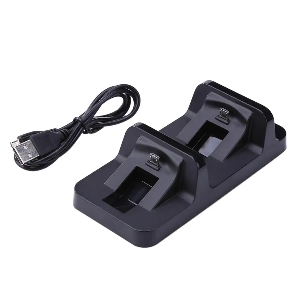 Зарядная станция с двумя USB разъемами зарядная для контроллера PS4 и игровой