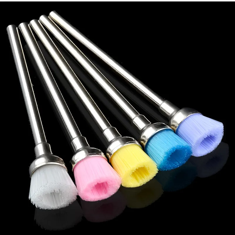 Маникюрные фрезы для ногтей дрель 4 цвета Электрический Фрезер сверлильный кисть