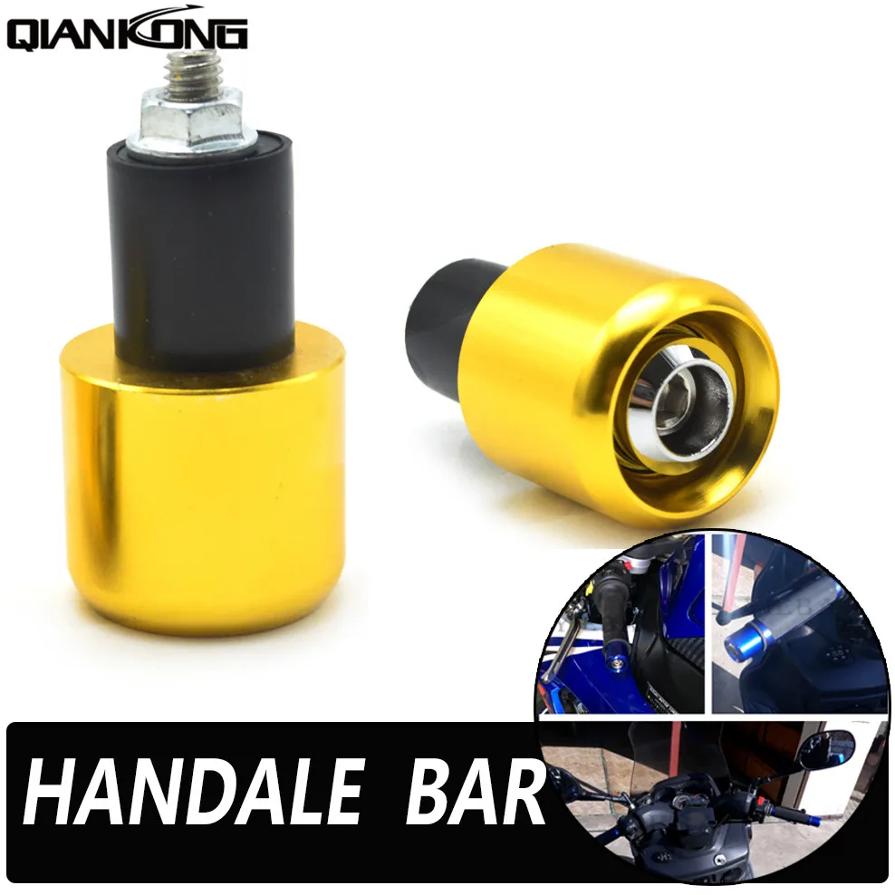 R QIANKONG 7/8 ''CNC ручка мотоцикла Кепки для мотокросса наконечники ручки