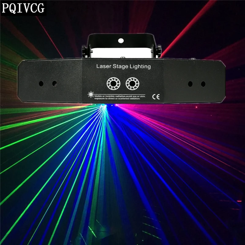 

RGB six-eye laser light / disco light R100MW, G200MW, B200MW scanning laser light professional stage dj equipment