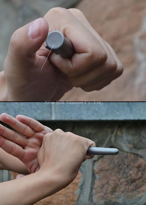 Титановая тактическая шариковая ручка TC4 для самообороны персональной защиты