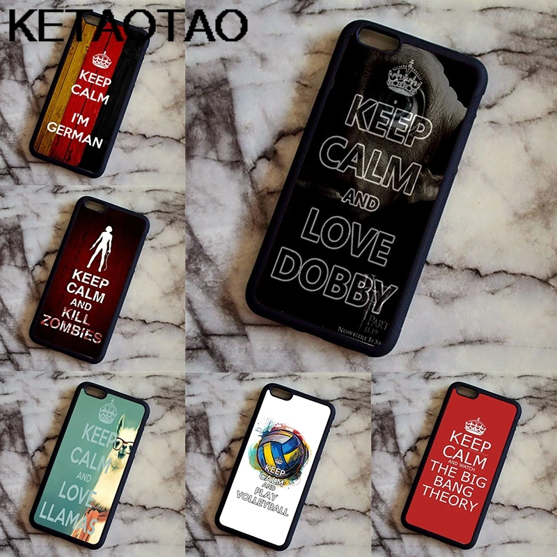 KETAOTAO keep calm and love Добби чехлы для телефонов Samsung S3 4 5 6 7 8 9 Note Чехол Мягкий ТПУ