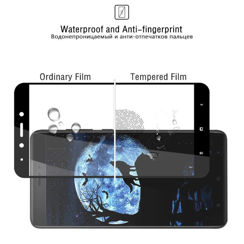 Взрывозащищенное Закаленное стекло для RedMi Note 4/4 Pro CN версия Защитное 4XPro 4G/64G