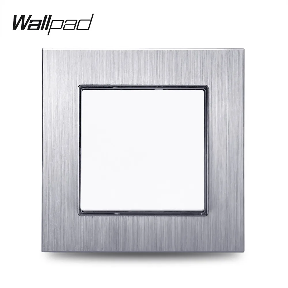 ЕС металл 1 Gang 2 позиционный переключатель с когтями Wallpad 110 250V серебристого цвета