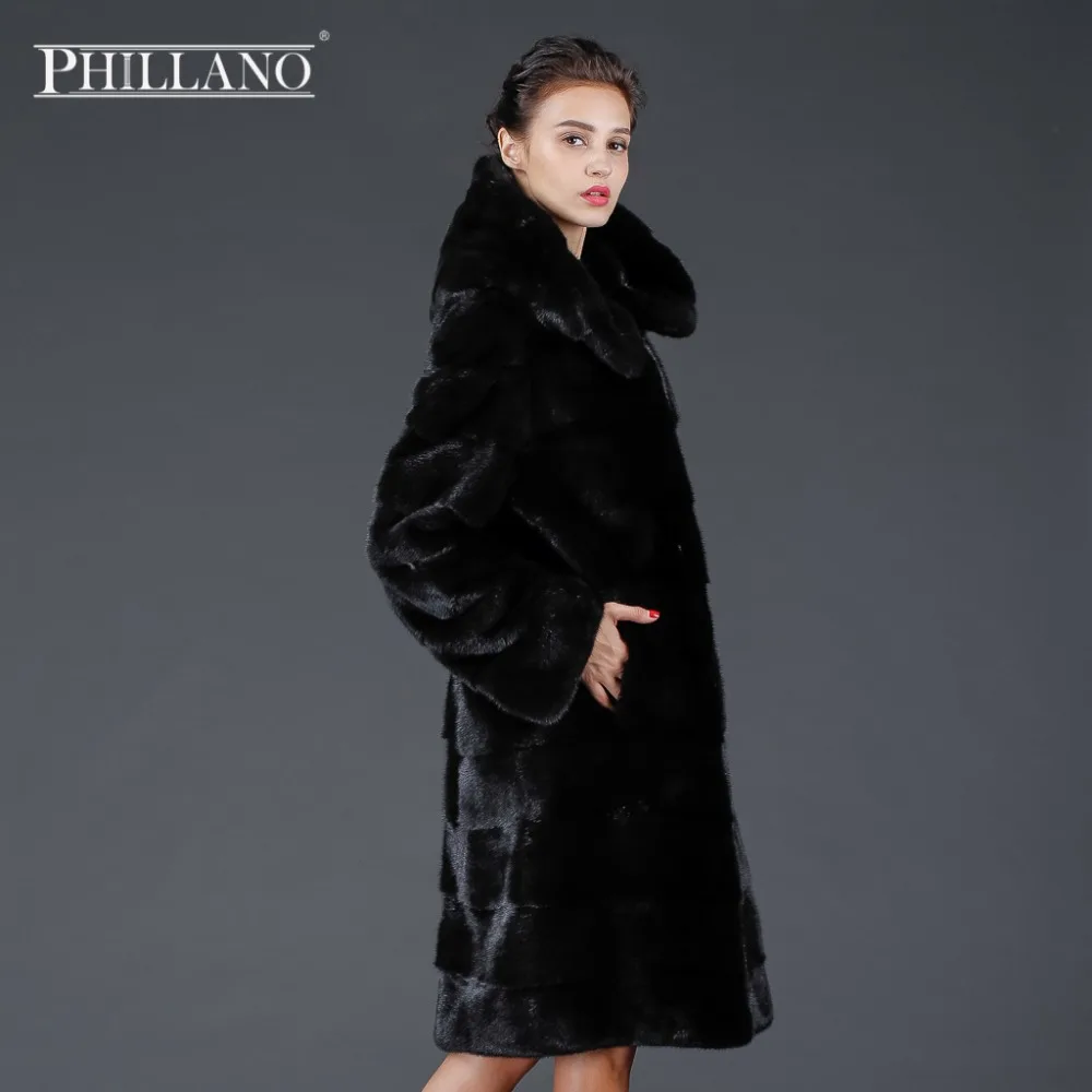 Продажа PHILLANO Шубы Из Натурального Меха Норки Скандинавия Дания Мех Зимнее Пальто