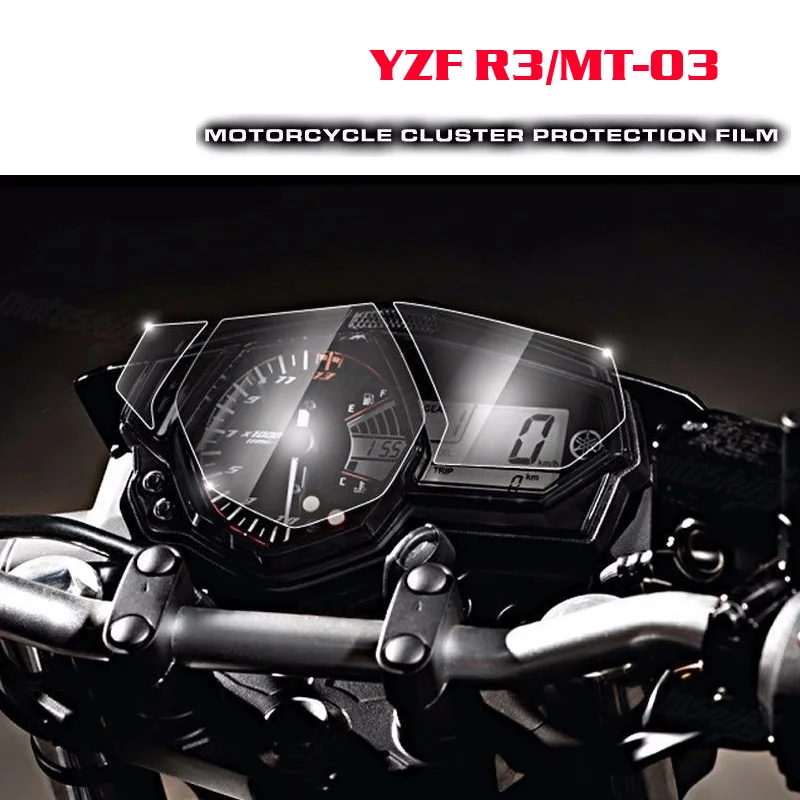 2017 Новинка для Yamaha R3 YZF MT 03 MT03 кластер Защита от царапин защитная пленка экрана