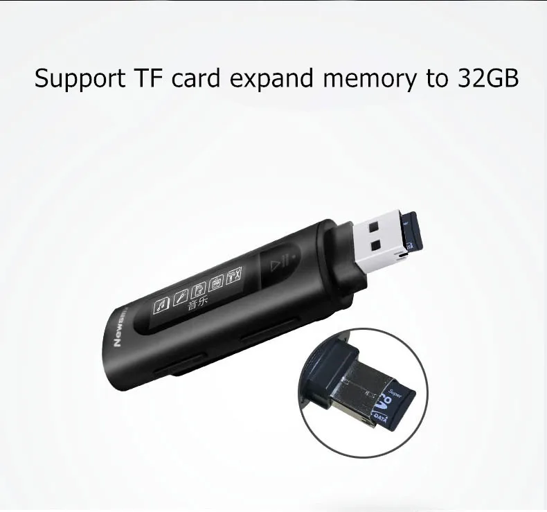 Newsmy B55 без потерь портативный спортивный бег музыка MP3-плеер с клипсой диктофон fm-радио электронная книга TF u-диск студентов walkman