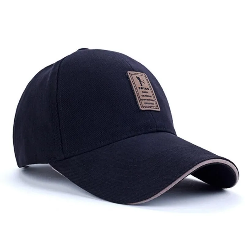 EDIKO и гольф Логотип Хлопок Бейсбол Кепки Спорт Гольф Snapback простой сплошной Шапки