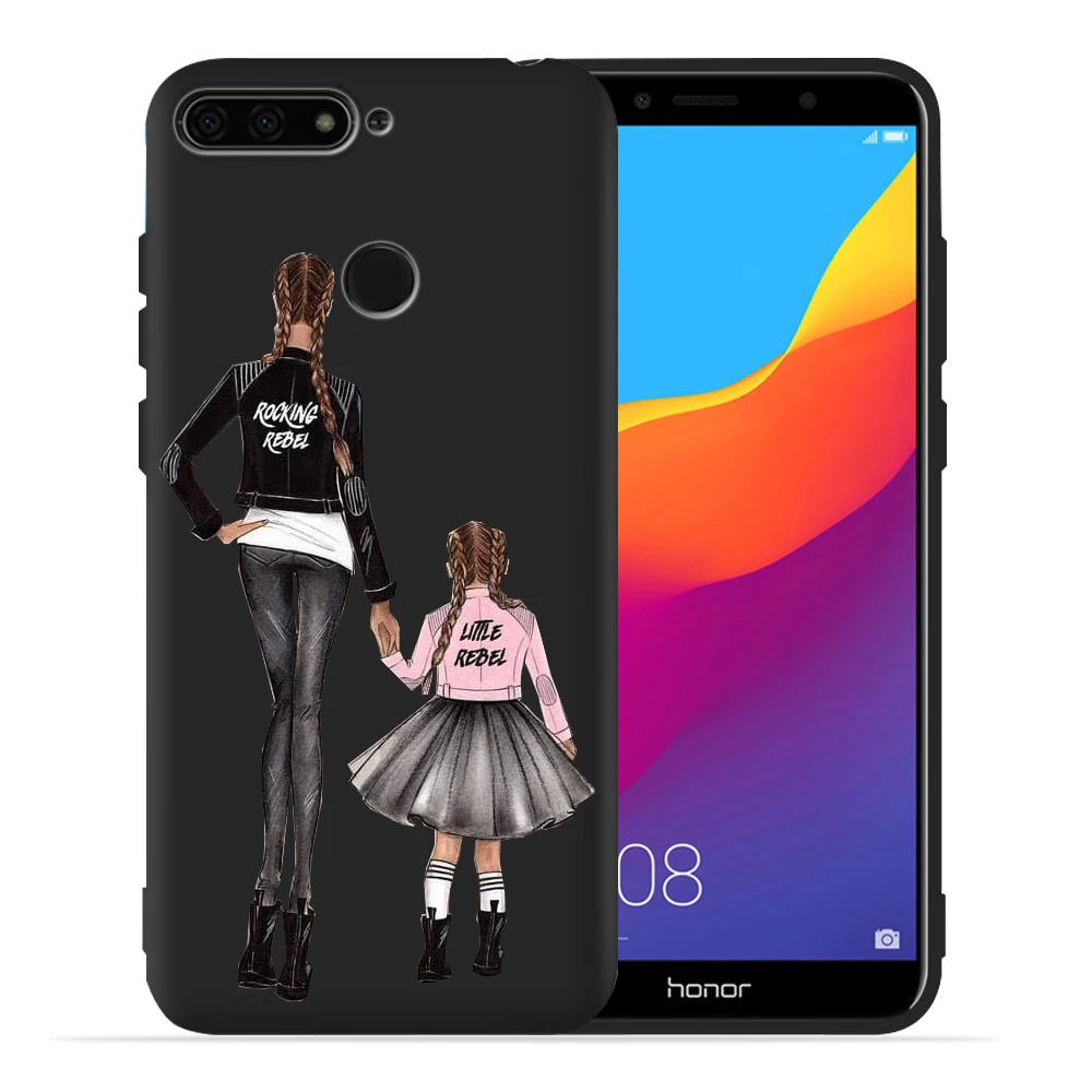 16 Чехол для Huawei Honor 10 Lite, Модный чехол Super Mom, милый детский чехол для Honor 9 Lite 10 9 8 8x 8c 8 Lite, защитный чехол Etui - Цвет: 16