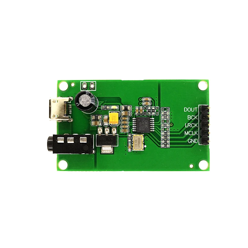 PCM1808 ADC AUX 3 5 стерео одностороннее Аналоговое аудио для кодирования внешней платы