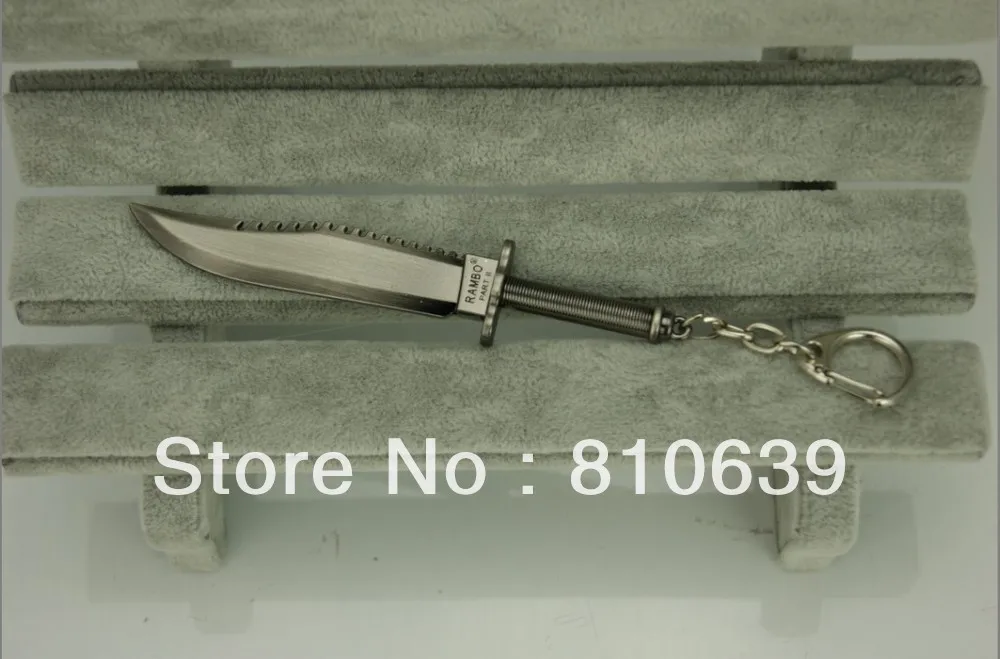 4.3&quot Cross Fire hacking knife Keychain RAMBO Knife Keys Ring Chain CF Weapon Great Xmas Gift Free Shipping | Украшения и