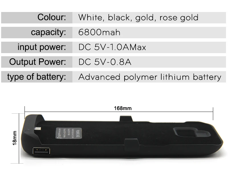Перезаряжаемый чехол для зарядного устройства s для samsung Galaxy S7 Edge power Bank чехол 6800 мАч держатель для SM-G9350