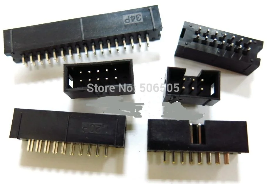 DC3-14P 14 контактов 2 54 мм JTAG разъем ISP 10 шт./лот | Строительство и ремонт