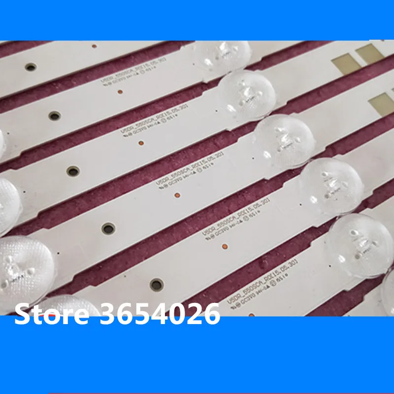 Светодиодный Подсветка полосы 14 лампы для samsung 5" ТВ UN55JS700DF UE55JU6800KXXU UE55JU6800 V5DR_550SCB_R0 V5DR_550SCA_R0