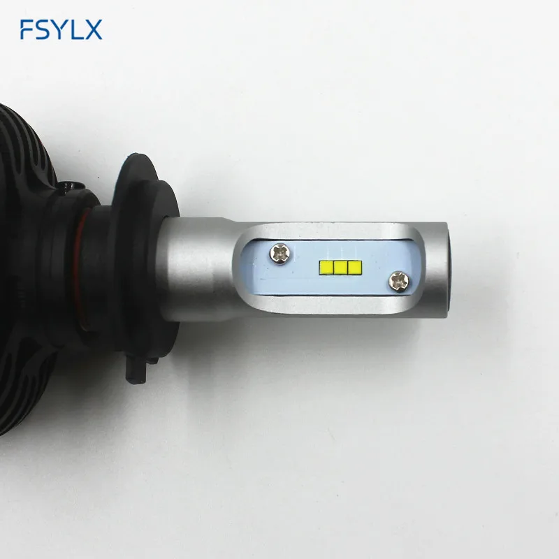 FSYLX 8000lm S1 CSP светодиодный головной светильник лампы Авто H1 H3 H7 H11 9006 9005 светодиодный головной светильник светодиодный Автомобильные фары дневного времени вождения туман светильник