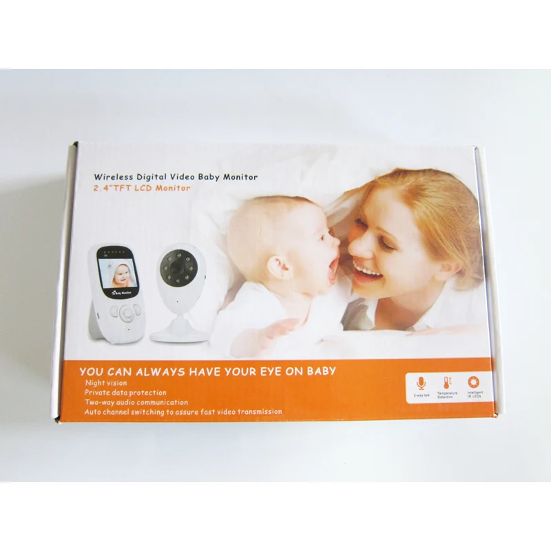 Цифровой беспроводной радионяня камера с ЖК экраном 2 4 дюйма 10 компл./лот